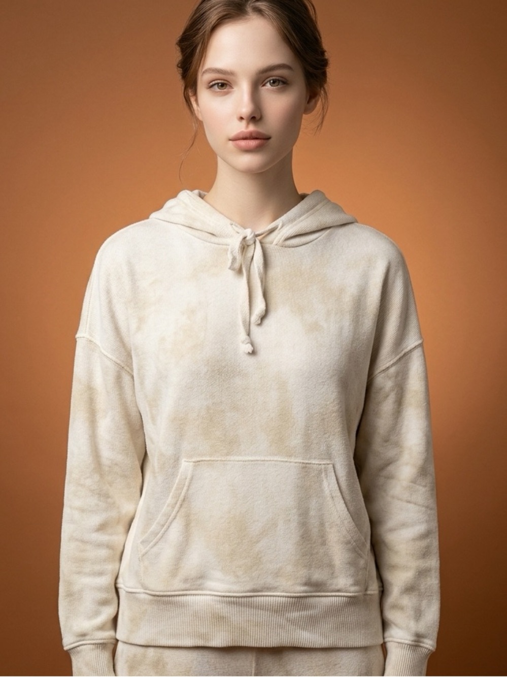 Aerie Oversized Cloud Wash Tie Dye Hoodie Sweatshirt